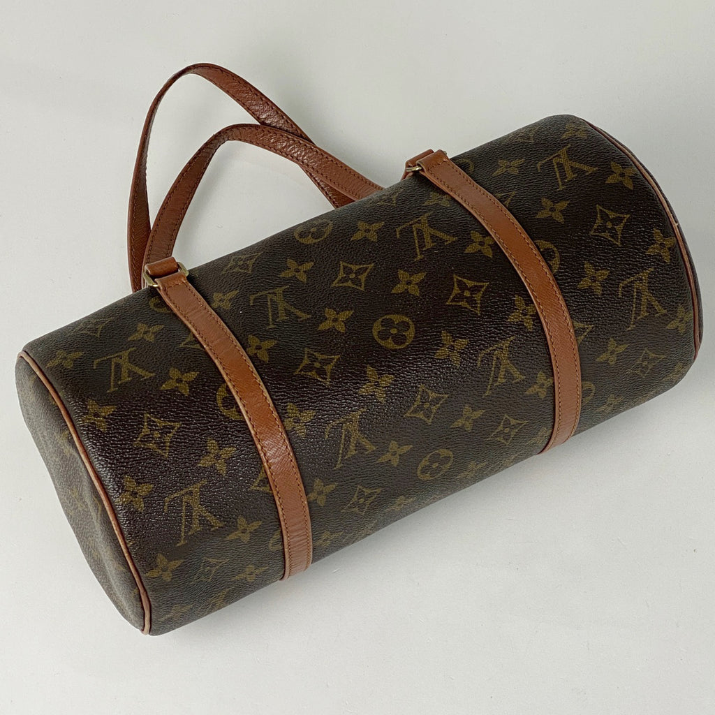 ルイ・ヴィトン パピヨン 26 筒型 旧旧型 ハンドバッグ モノグラム ブラウン M51366 レディース 【中古】brbag