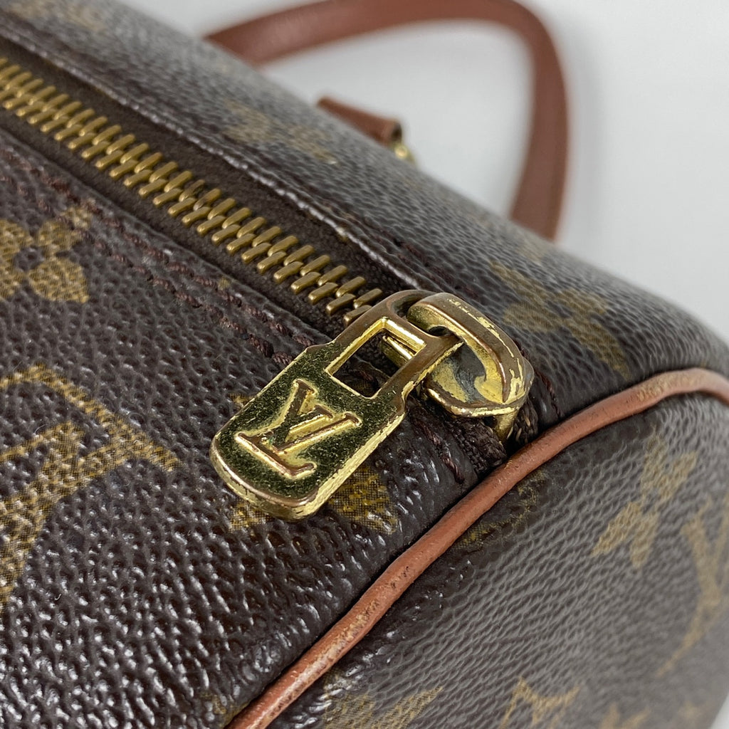 ルイ・ヴィトン パピヨン 26 筒型 旧旧型 ハンドバッグ モノグラム ブラウン M51366 レディース 【中古】brbag