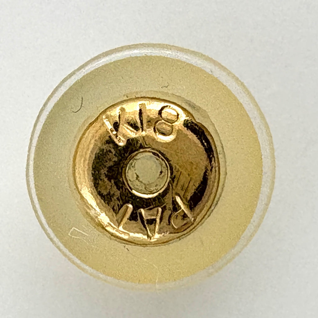 メレダイヤ デザインピアス YG イエローゴールド ピアス K18 750 ダイヤモンド レディース 【中古】nbjwl