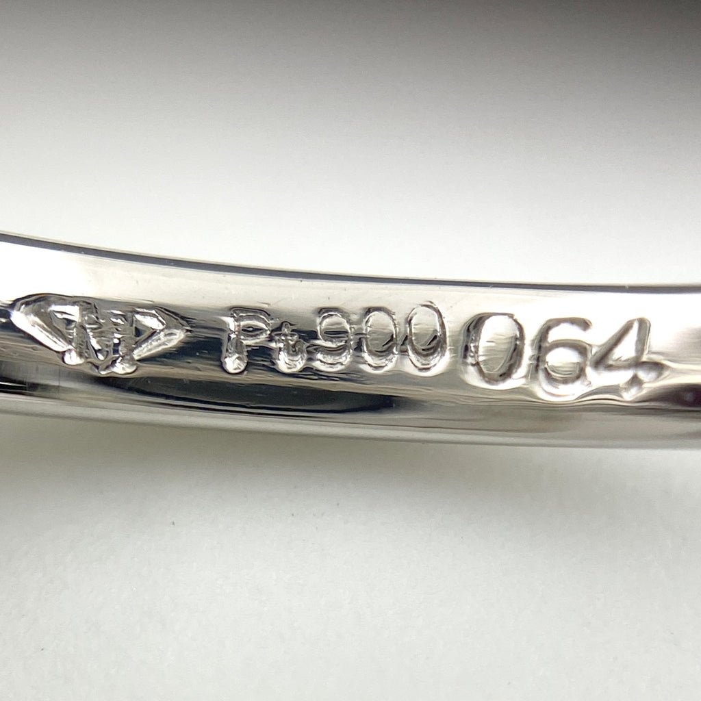 鑑別書付 ルビー リング プラチナ 指輪 メレダイヤ 9.5号 Pt900 ダイヤモンド レディース 【中古】nbjwl