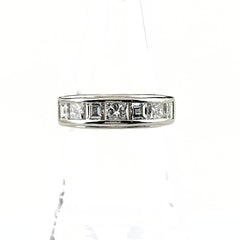 メレダイヤ デザインリング プラチナ 指輪 リング 13.5号 Pt900 ダイヤモンド レディース ノンブランドジュエリー 【中古】nbjwl