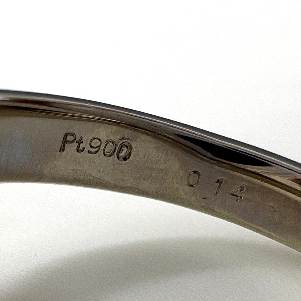 ダイヤモンド デザインリング プラチナ 指輪 メレダイヤ リング 10.5号 Pt900 ダイヤモンド レディース 【中古】nbjwl