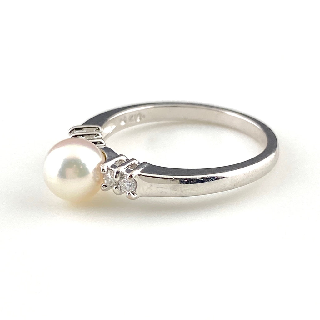 ミキモト K18 パール リング 9号 レディース 中古 brjwl