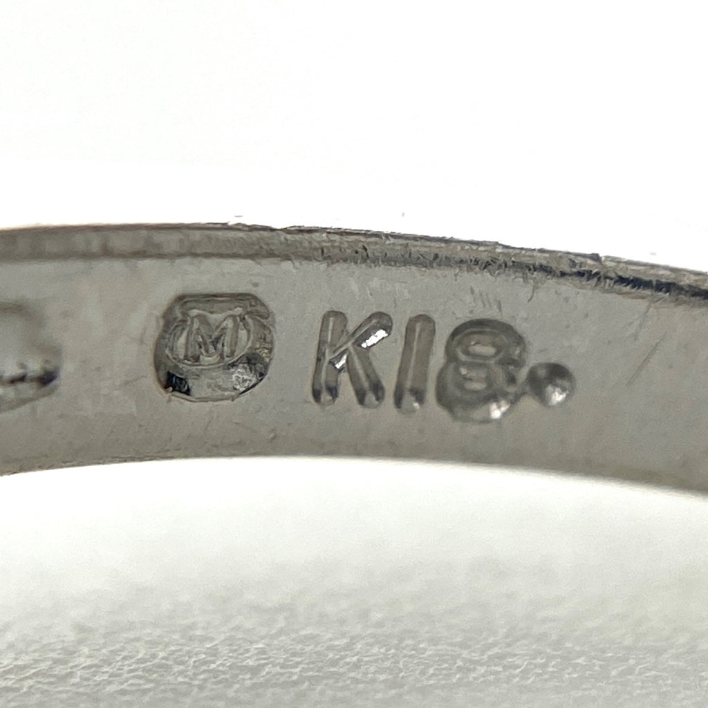 ミキモト K18 パール リング 9号 レディース 中古 brjwl