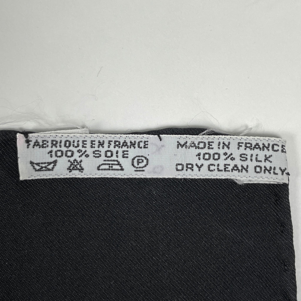 エルメス カレ 90 KOSMIMA 宇宙 スカーフ シルク ブラック マルチカラー レディース 【中古】brbag