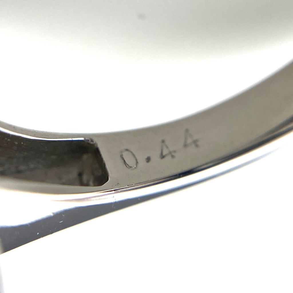 パール デザインリング プラチナ 指輪 メレダイヤ 真珠 リング 9.5号 Pt900 パール ダイヤモンド レディース 【中古】nbjwl