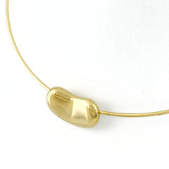 ティファニー ビーンズ チョーカー ネックレス YG イエローゴールド ペンダント ネックレス 750 レディース 【中古】brjwl