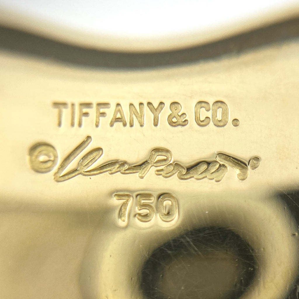 ティファニー ビーンズ チョーカー ネックレス YG イエローゴールド ペンダント ネックレス 750 レディース 【中古】brjwl