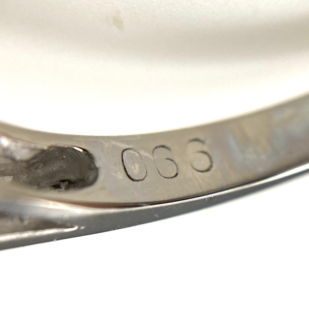 メレダイヤ デザインリング プラチナ 指輪 リング 14号 Pt900 ダイヤモンド レディース 【中古】nbjwl