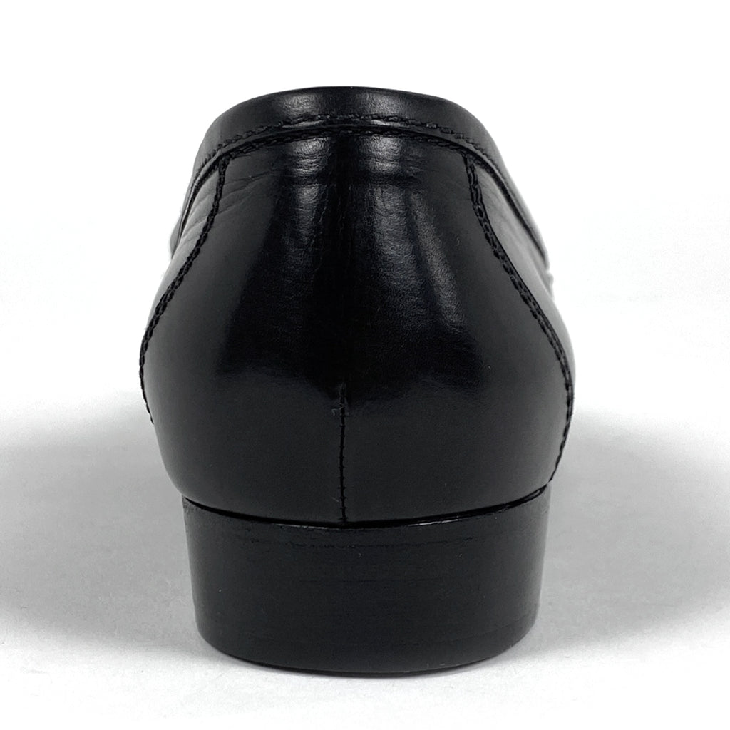 エルメス Hロゴ ローファー 靴 レザー ブラック レディース 【中古】brapp