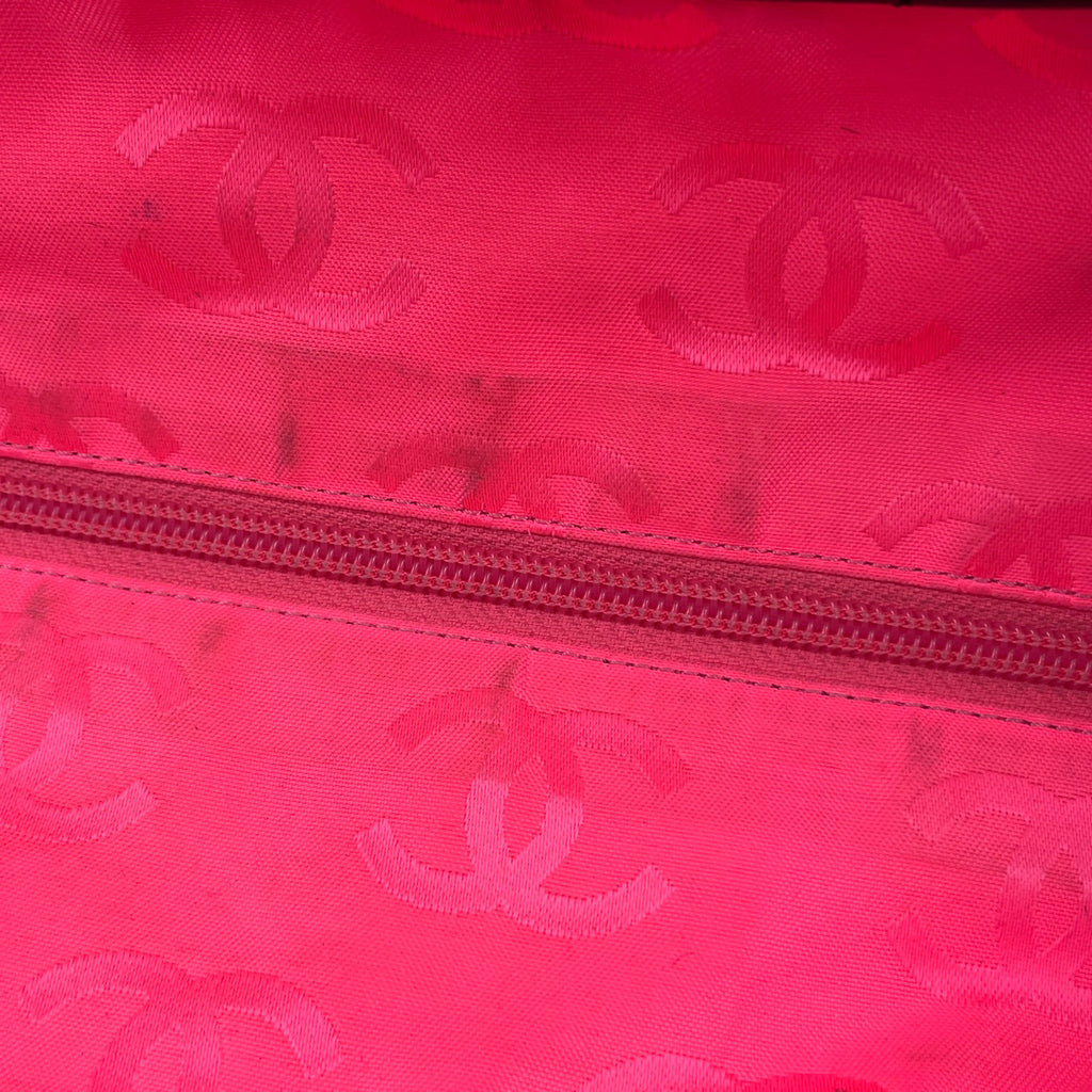 シャネル カンボンライン ラージ トートバッグ ココマーク ショルダーバッグ トートバッグ レザー ブラック ピンク A25169 レディース 【中古】brbag