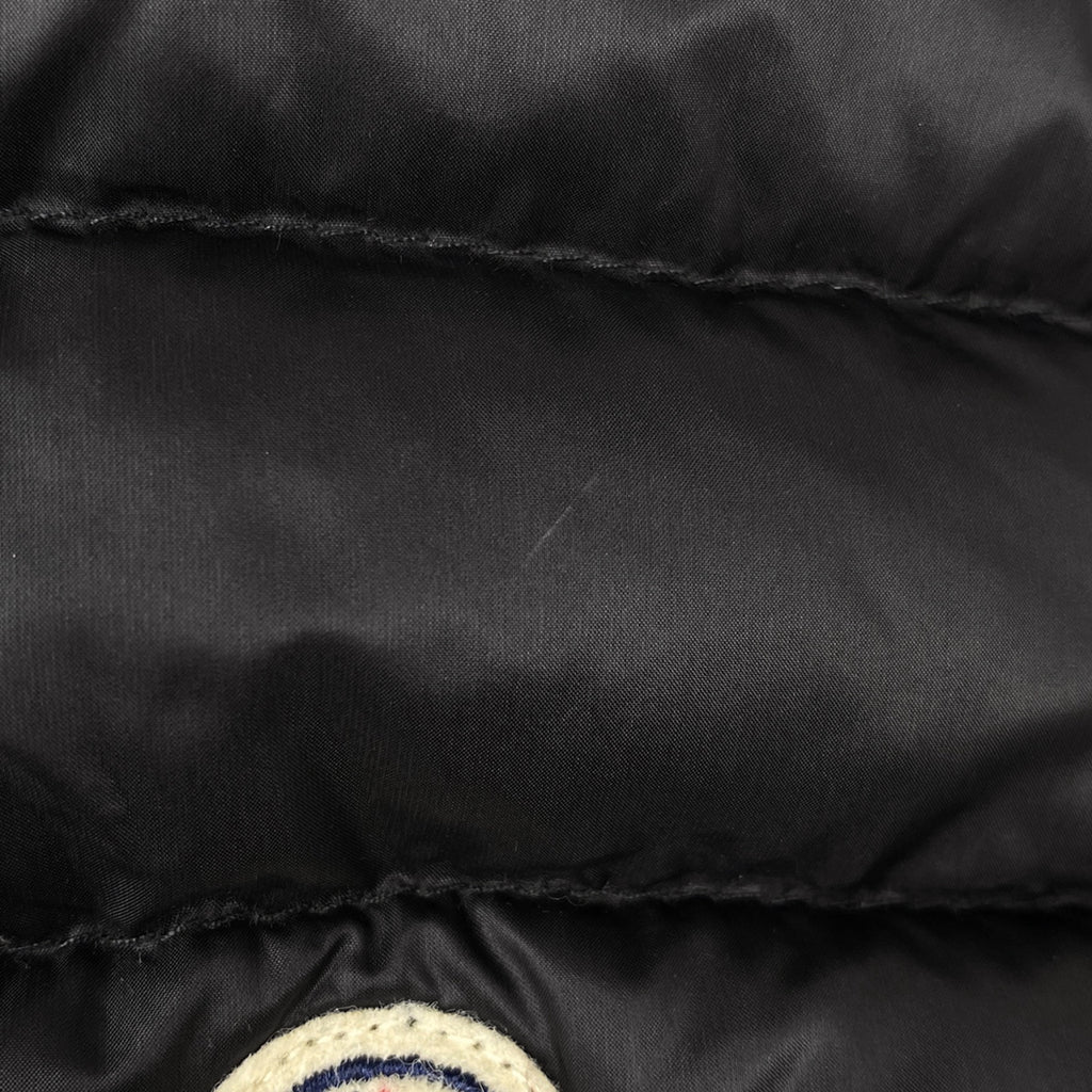 モンクレール ロゴ フーディ ダウンベスト MAGLIA 切り替え アウター ダウンベスト ブラック レディース 【中古】brapp