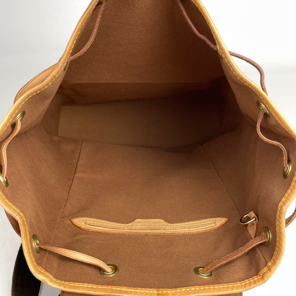 ルイ・ヴィトン モンスリ GM バックパック デイパック リュック モノグラム ブラウン M51135 レディース 【中古】brbag