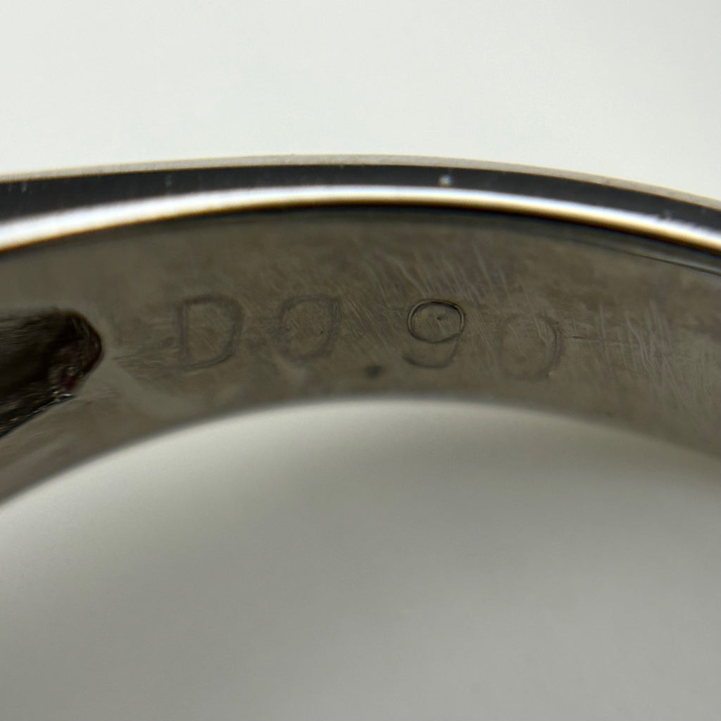 ルビー デザインリング プラチナ 指輪 メレダイヤ リング 12号 Pt900 ルビー ダイヤモンド レディース 【中古】nbjwl