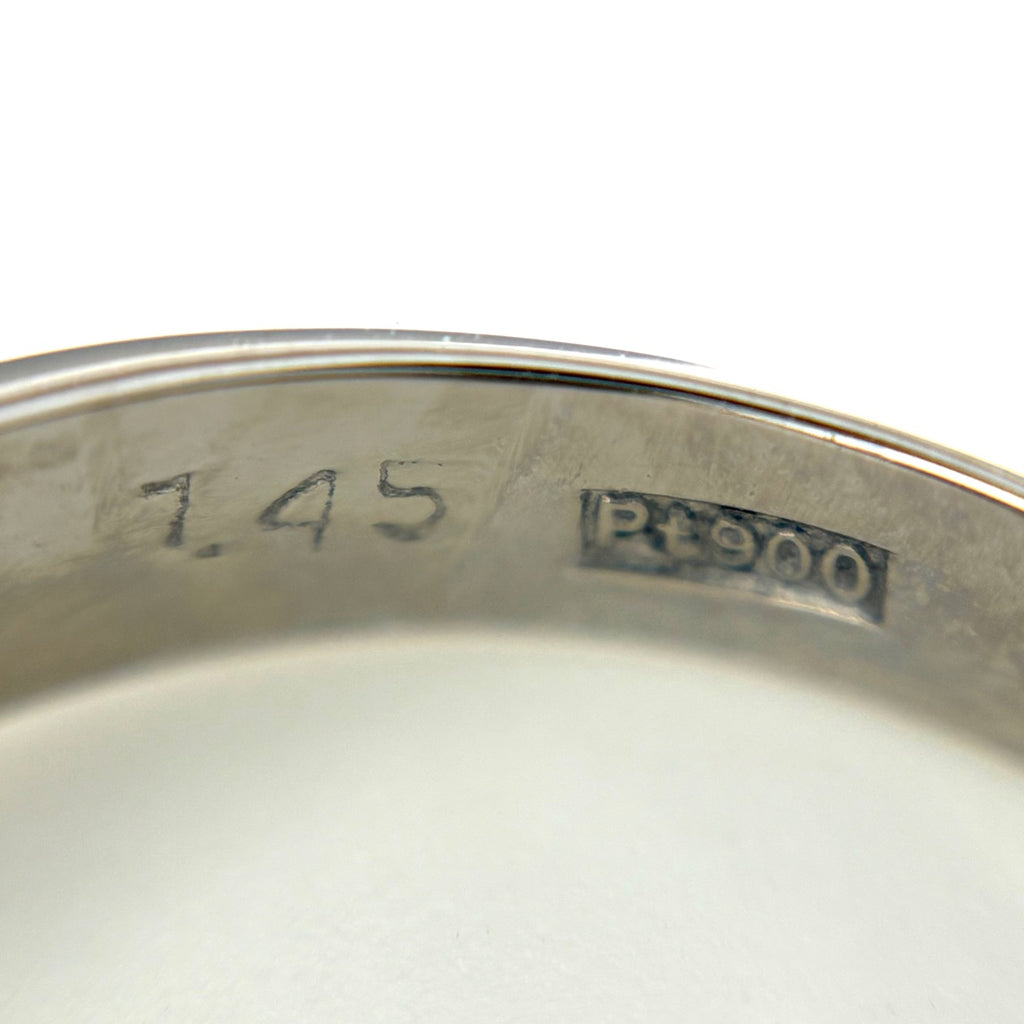 メレダイヤ デザインリング プラチナ 指輪 リング 9号 Pt900 ダイヤモンド レディース 【中古】nbjwl