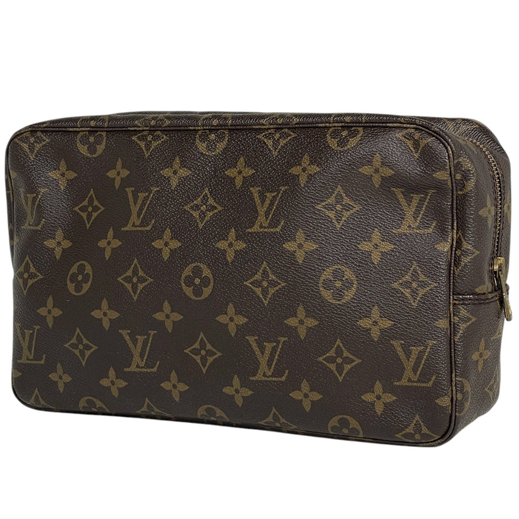 ルイ・ヴィトン トゥルース トワレット 28 メイク コスメ セカンドバッグ 化粧ポーチ モノグラム ブラウン M47522 レディース 【中古】brbag