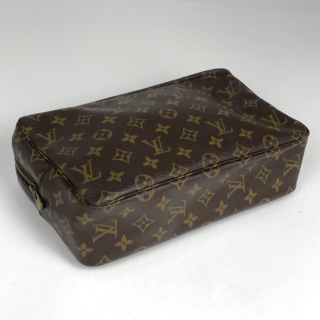 ルイ・ヴィトン トゥルース トワレット 28 メイク コスメ セカンドバッグ 化粧ポーチ モノグラム ブラウン M47522 レディース 【中古】brbag