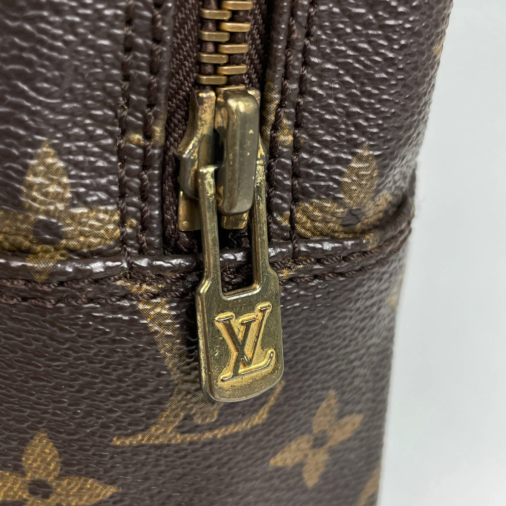 ルイ・ヴィトン トゥルース トワレット 28 メイク コスメ セカンドバッグ 化粧ポーチ モノグラム ブラウン M47522 レディース 【中古】brbag