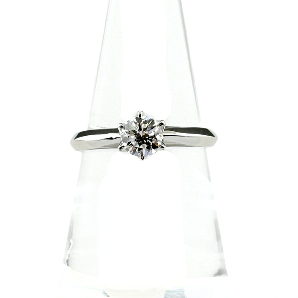 ダイヤモンド デザインリング プラチナ 指輪 リング 13号 Pt900 ダイヤモンド レディース 【中古】nbjwl