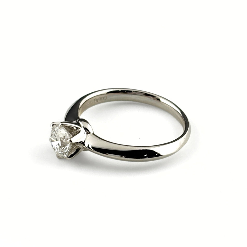 ダイヤモンド デザインリング プラチナ 指輪 リング 13号 Pt900 ダイヤモンド レディース 【中古】nbjwl