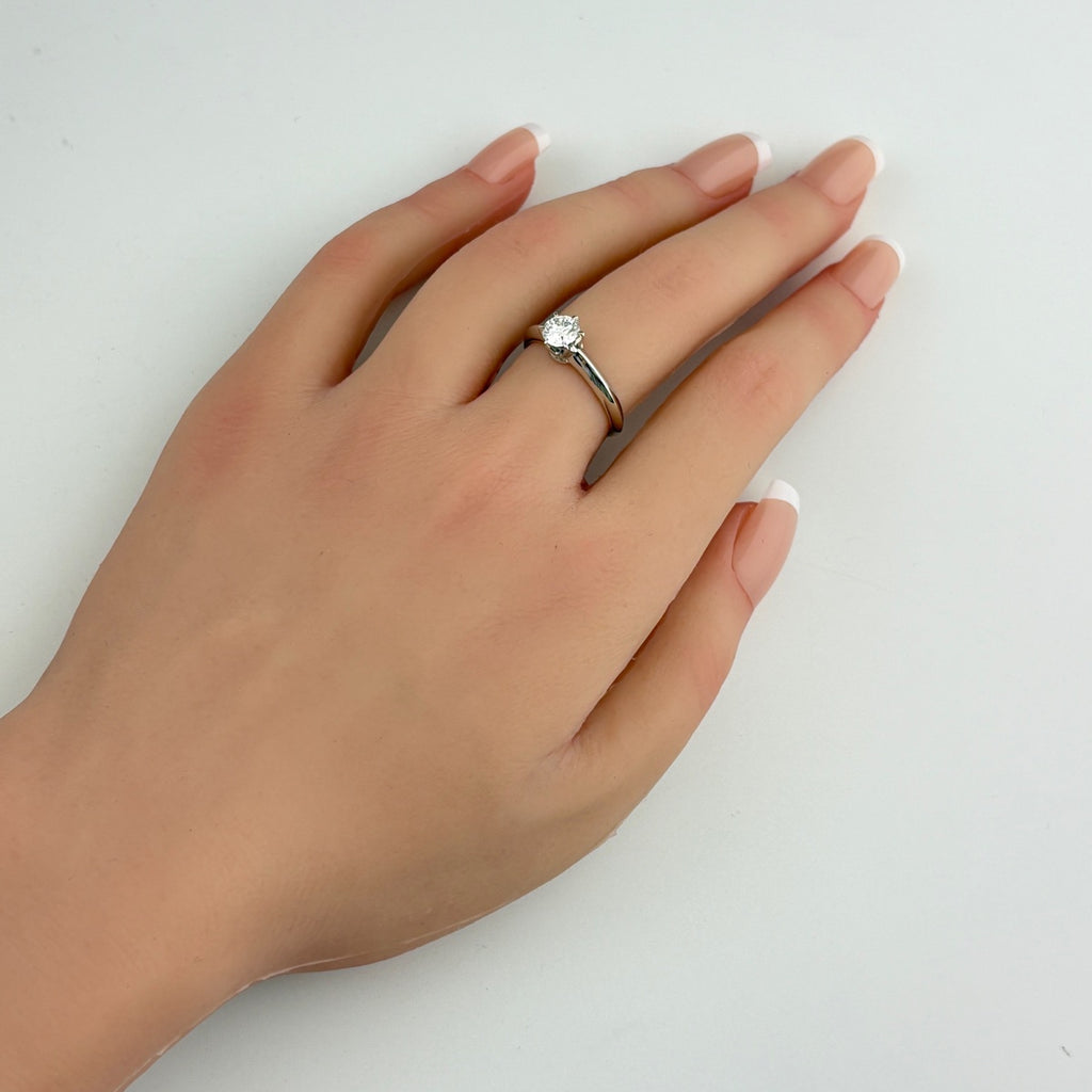 ダイヤモンド デザインリング プラチナ 指輪 リング 13号 Pt900 ダイヤモンド レディース 【中古】nbjwl