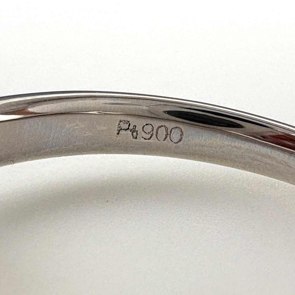 ダイヤモンド デザインリング プラチナ 指輪 リング 13号 Pt900 ダイヤモンド レディース 【中古】nbjwl