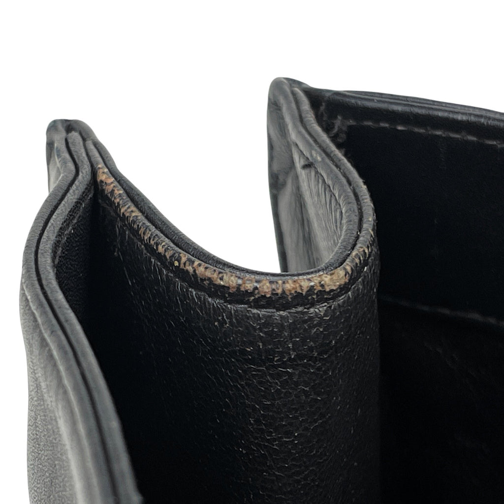 シャネル ココマーク チェーン トートバッグ 肩掛け ショルダーバッグ トートバッグ レザー ブラック レディース 【中古】brbag