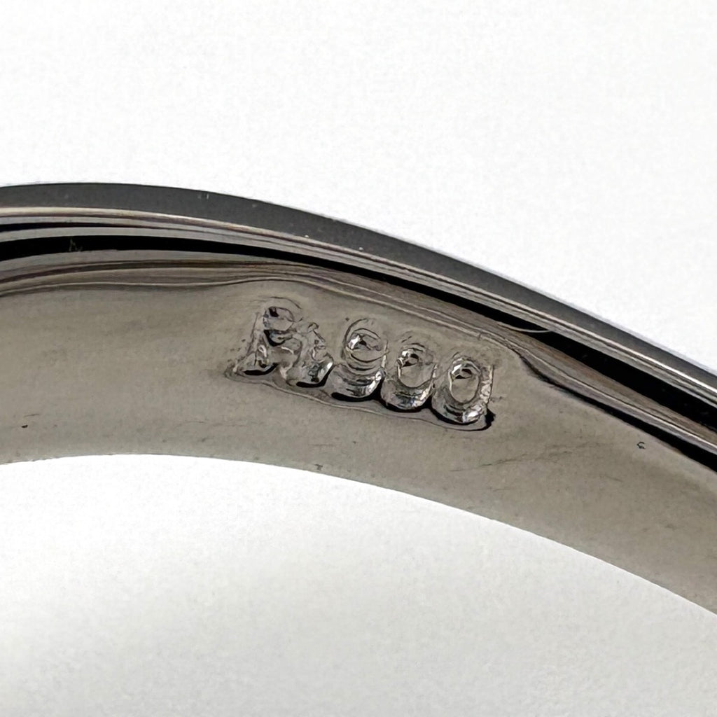 タンザナイト デザインリング プラチナ 指輪 メレダイヤ リング 11号 Pt900 タンザナイト ダイヤモンド レディース 【中古】nbjwl