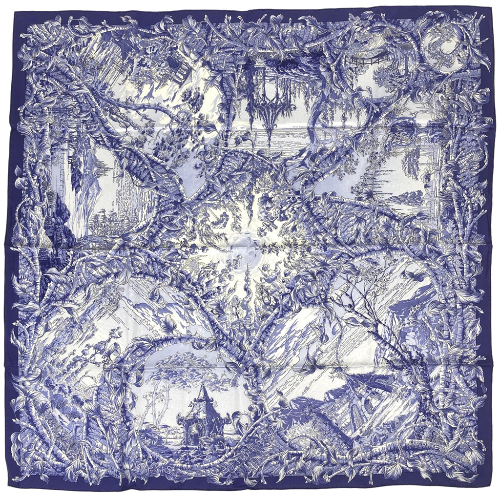 エルメス カレ90 ピトレスクの夢 スカーフ レディース 中古 brbag