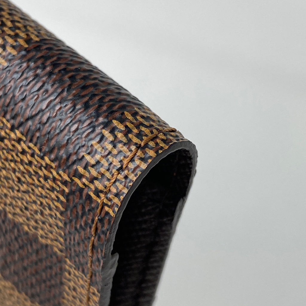 ルイ・ヴィトン アジェンダ ポッシュ 手帳カバー カード入れ 手帳・ブックカバー ダミエ ブラウン R20703 レディース 【中古】brbag