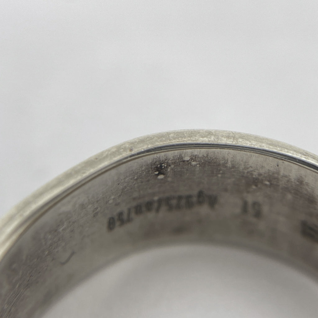 エルメス アルテミス リング 指輪 リング 10号 シルバー925 750 シルバー ゴールド レディース 【中古】bracc