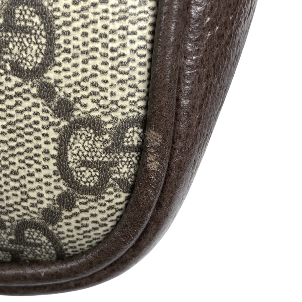 グッチ オフィディア スモール ショルダーバッグ シェリーライン ウェブ ダブルG ショルダーバッグ GGスプリーム ベージュ ブラウン 722117 レディース 【中古】brbag