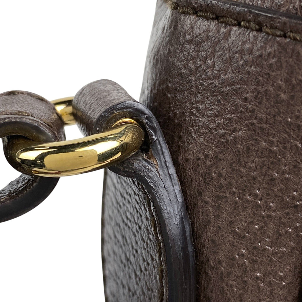 グッチ オフィディア スモール ショルダーバッグ シェリーライン ウェブ ダブルG ショルダーバッグ GGスプリーム ベージュ ブラウン 722117 レディース 【中古】brbag