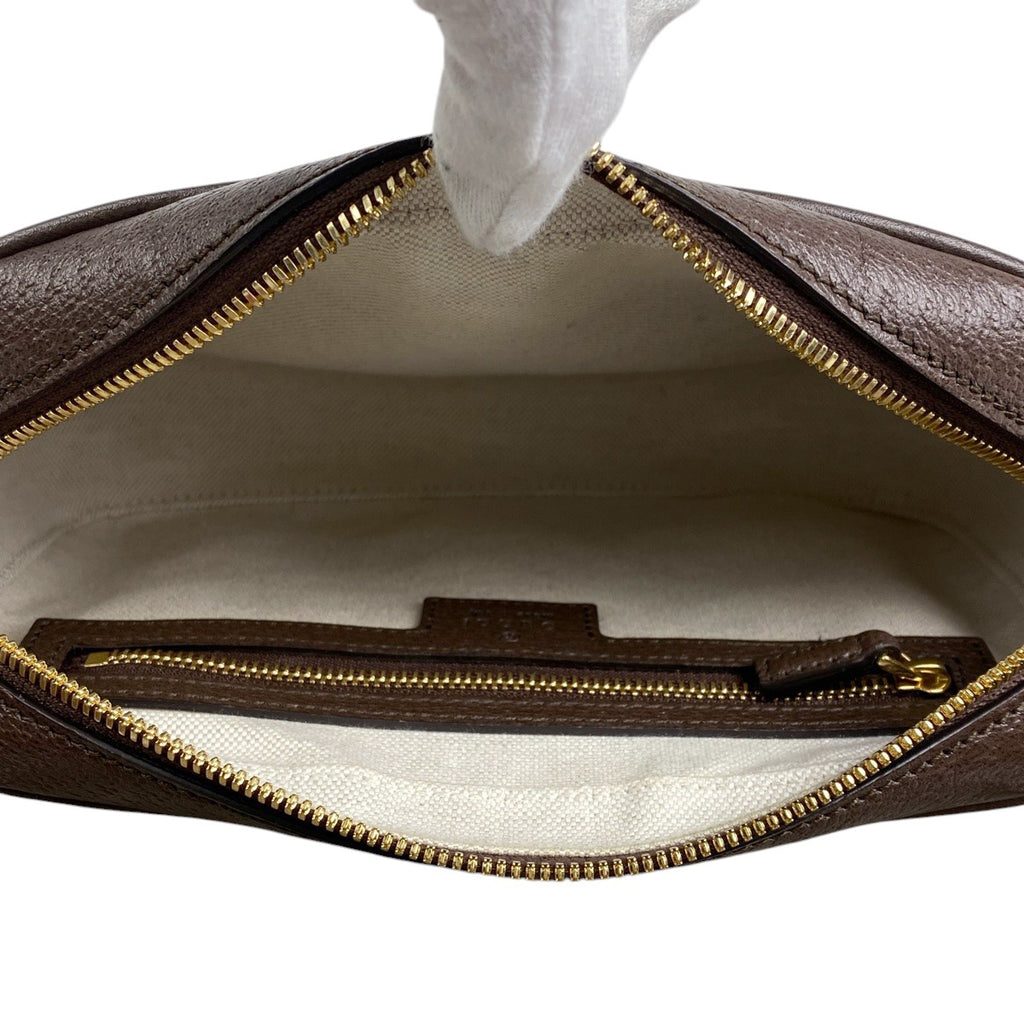 グッチ オフィディア スモール ショルダーバッグ シェリーライン ウェブ ダブルG ショルダーバッグ GGスプリーム ベージュ ブラウン 722117 レディース 【中古】brbag