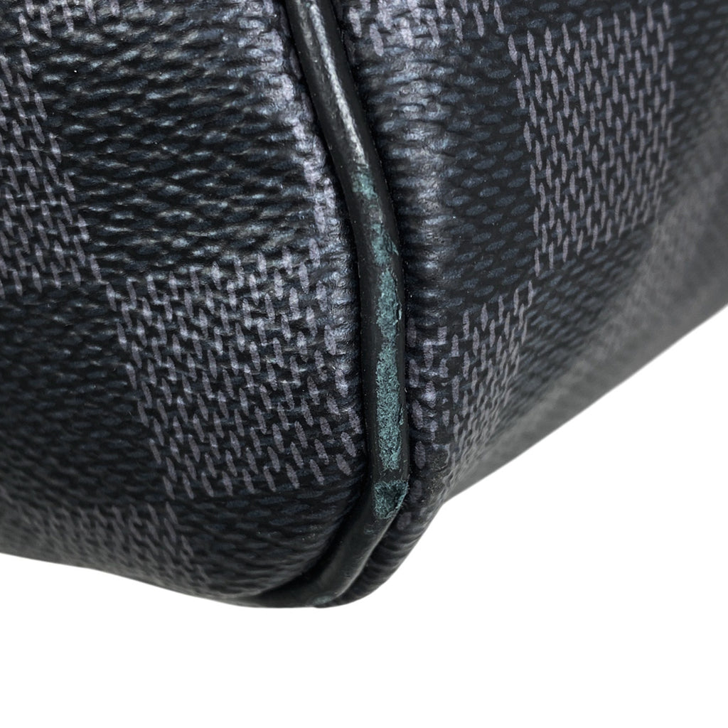 ルイ・ヴィトン キーポル バンドリエール 55 旅行 2WAY ショルダーバッグ ボストンバッグ ダミエグラフィット ノワール(ブラック) N41413 メンズ 【中古】brbag