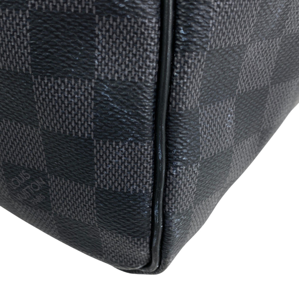 ルイ・ヴィトン キーポル バンドリエール 55 旅行 2WAY ショルダーバッグ ボストンバッグ ダミエグラフィット ノワール(ブラック) N41413 メンズ 【中古】brbag