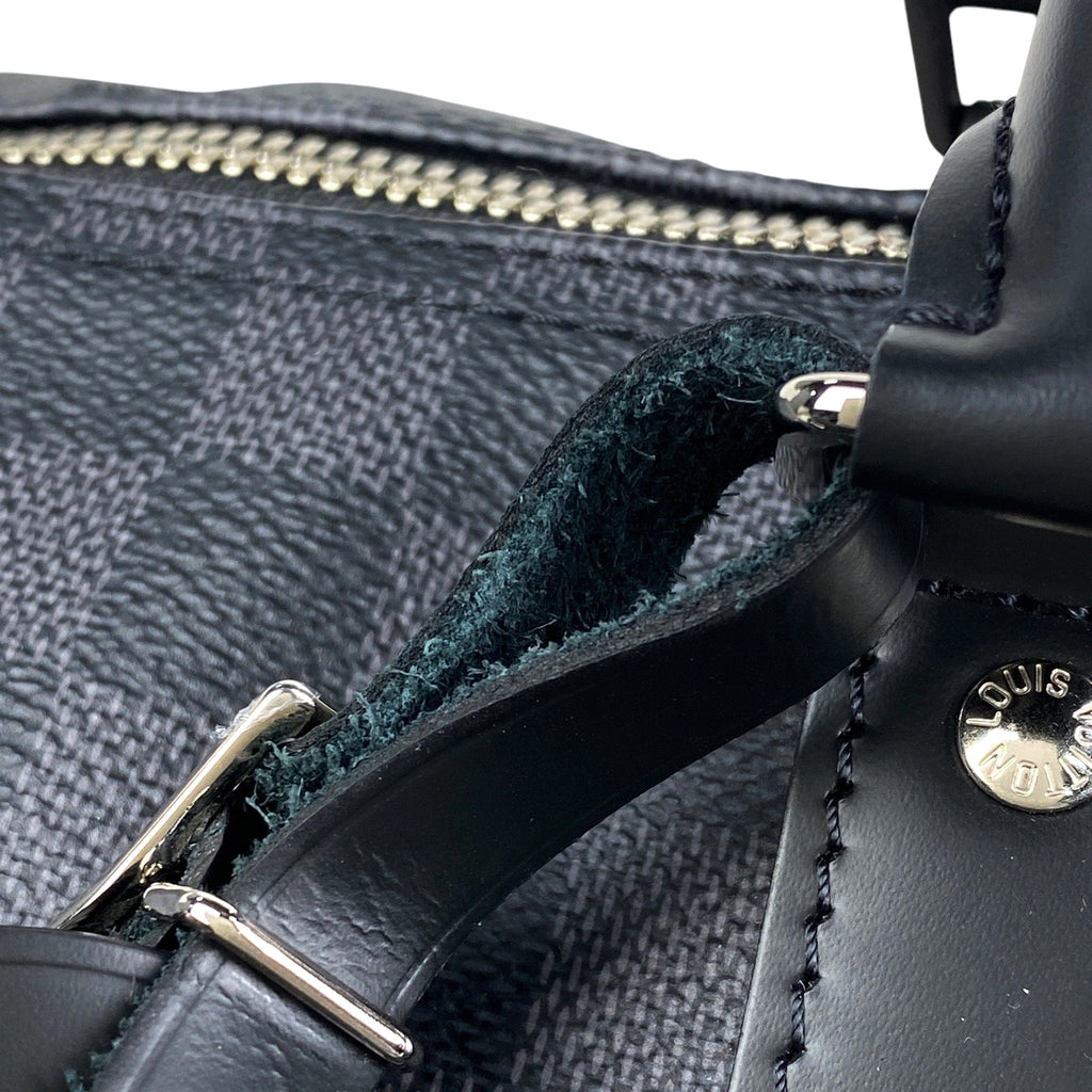 ルイ・ヴィトン キーポル バンドリエール 55 旅行 2WAY ショルダーバッグ ボストンバッグ ダミエグラフィット ノワール(ブラック) N41413 メンズ 【中古】brbag