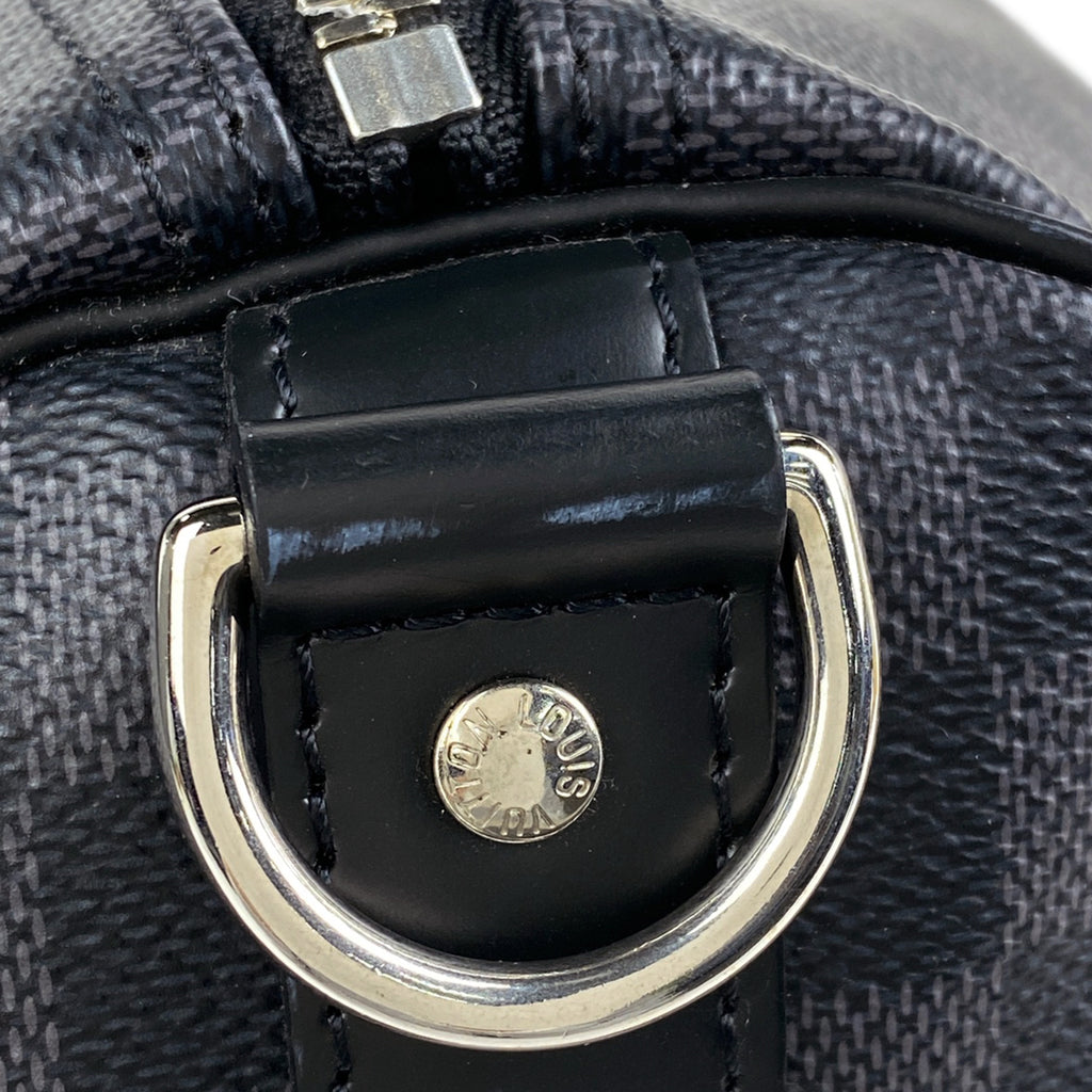 ルイ・ヴィトン キーポル バンドリエール 55 旅行 2WAY ショルダーバッグ ボストンバッグ ダミエグラフィット ノワール(ブラック) N41413 メンズ 【中古】brbag