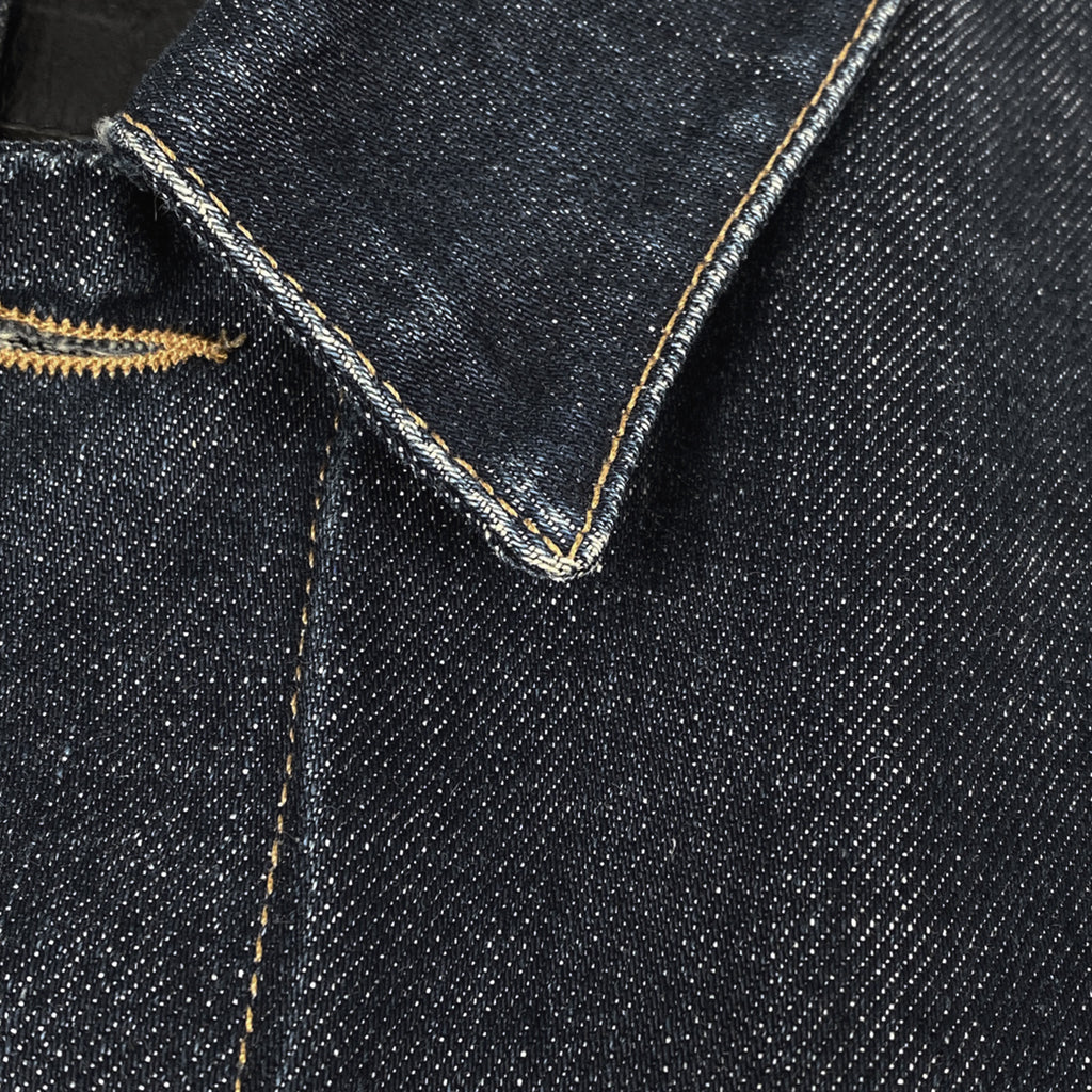 グッチ ロゴボタン デニム ジャケット Gジャン シェリーライン ウェブ アウター デニムジャケット 綿 ブルー メンズ 【中古】brapp