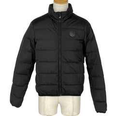 グッチ ロゴ ダウンジャケット ブルゾン フード収納 アウター ダウンジャケット ブラック メンズ 【中古】brapp