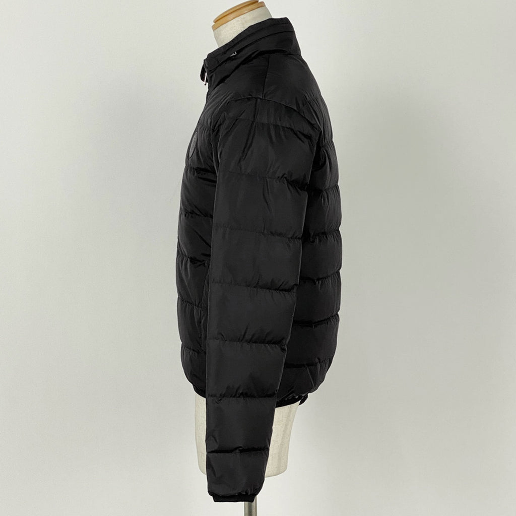 グッチ ロゴ ダウンジャケット ブルゾン フード収納 アウター ダウンジャケット ブラック メンズ 【中古】brapp