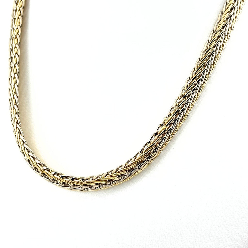 ウノアエレ デザインネックレス YG イエローゴールド ペンダント ネックレス 750 レディース 【中古】brjwl