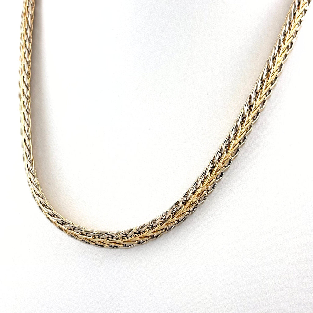 ウノアエレ デザインネックレス YG イエローゴールド ペンダント ネックレス 750 レディース 【中古】brjwl