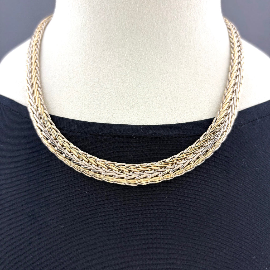 ウノアエレ デザインネックレス YG イエローゴールド ペンダント ネックレス 750 レディース 【中古】brjwl