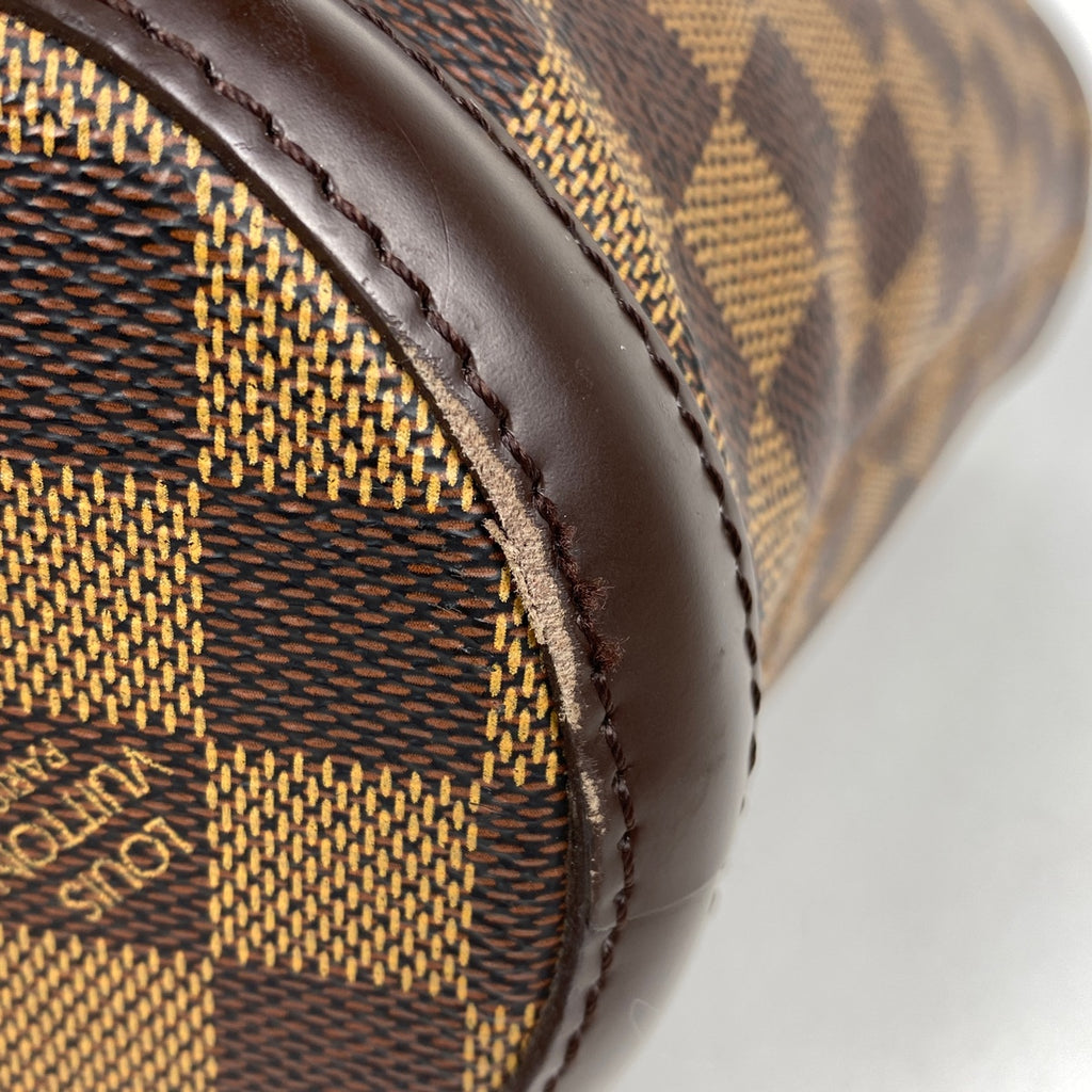 ルイ・ヴィトン マノスク PM ショルダーバッグ 肩掛け 台形型 ハンドバッグ ダミエ ブラウン N51121 レディース 【中古】brbag