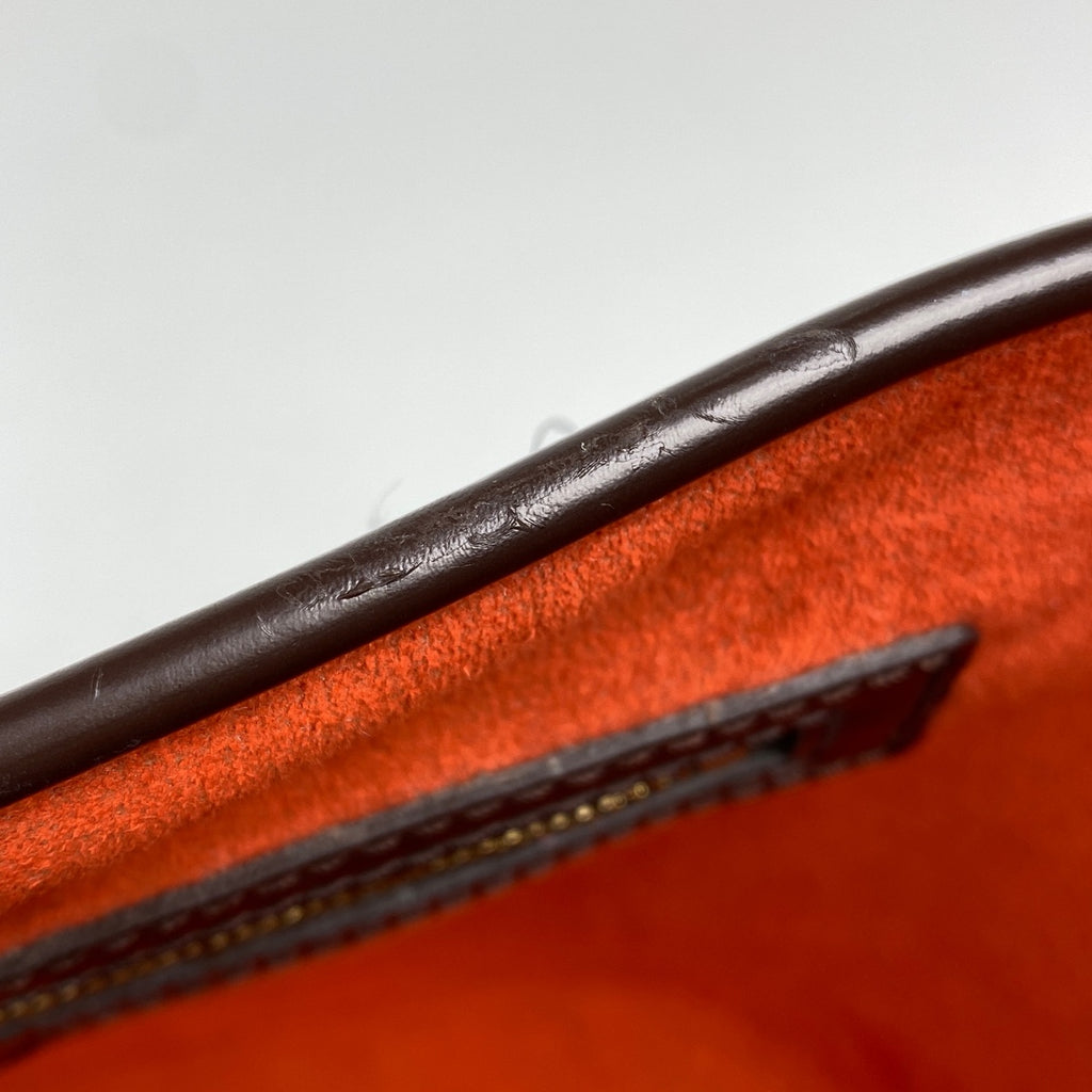 ルイ・ヴィトン マノスク PM ショルダーバッグ 肩掛け 台形型 ハンドバッグ ダミエ ブラウン N51121 レディース 【中古】brbag