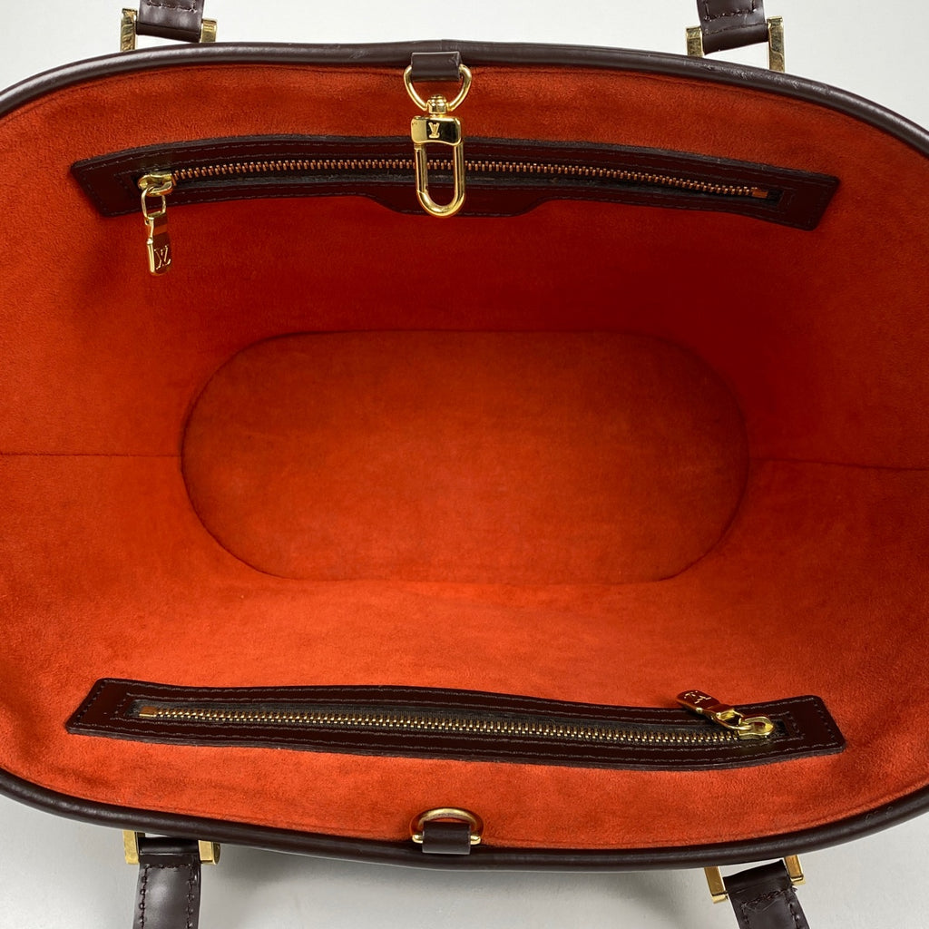 ルイ・ヴィトン マノスク PM ショルダーバッグ 肩掛け 台形型 ハンドバッグ ダミエ ブラウン N51121 レディース 【中古】brbag