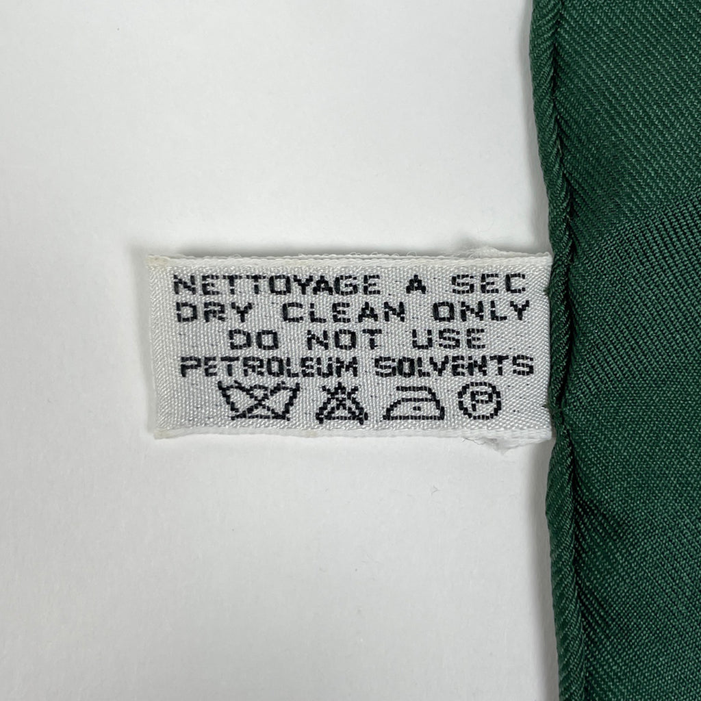 エルメス ココマーク スカーフ ロゴ スカーフ シルク グリーン イエロー レディース 【中古】brbag