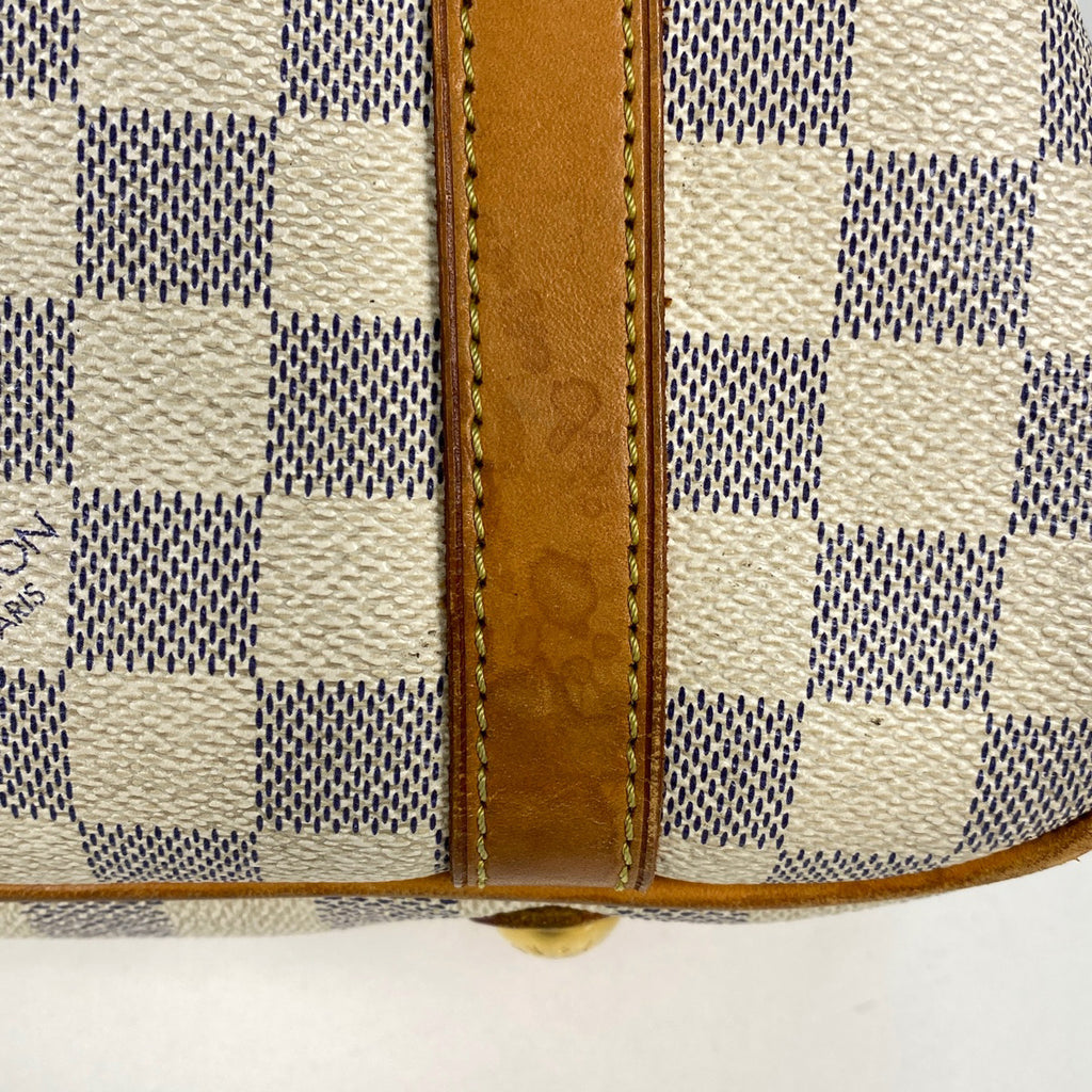 ルイ・ヴィトン ストレーザ PM ハンドバッグ トートバッグ ショルダーバッグ ダミエアズール ホワイト N42220 レディース 【中古】brbag