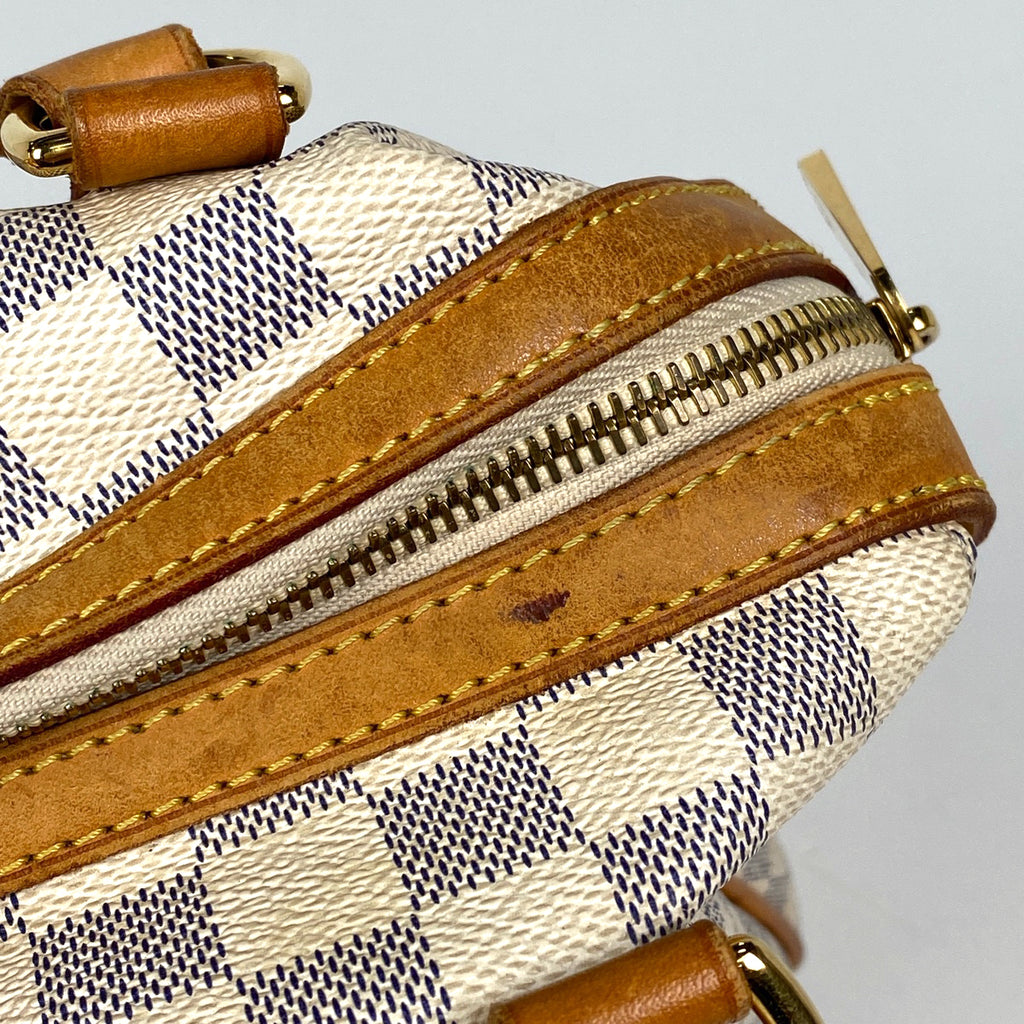 ルイ・ヴィトン ストレーザ PM ハンドバッグ トートバッグ ショルダーバッグ ダミエアズール ホワイト N42220 レディース 【中古】brbag